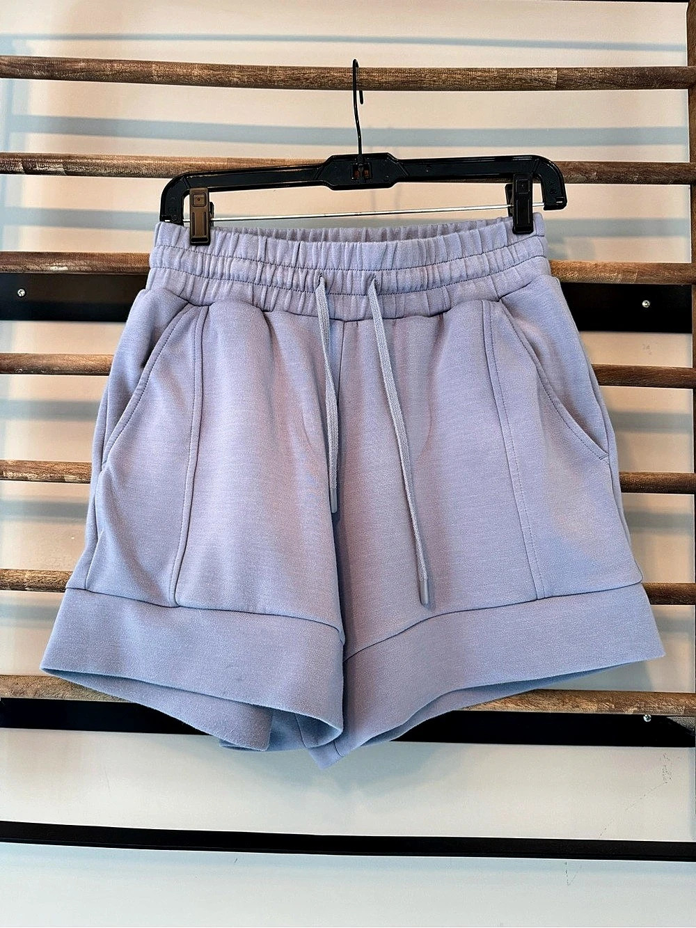 Varley Atrium High Short in Rain Blue 4.5”